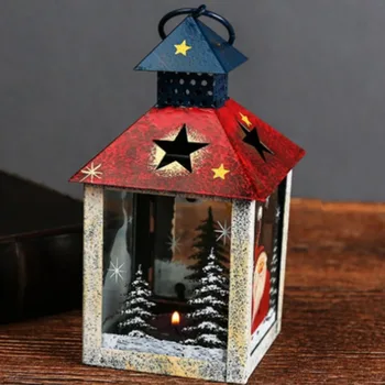 

Candle Holder Restaurant Windproof Candlestick Holiday Decoration Outdoor European Retro Accessories Decorative Home Christmas