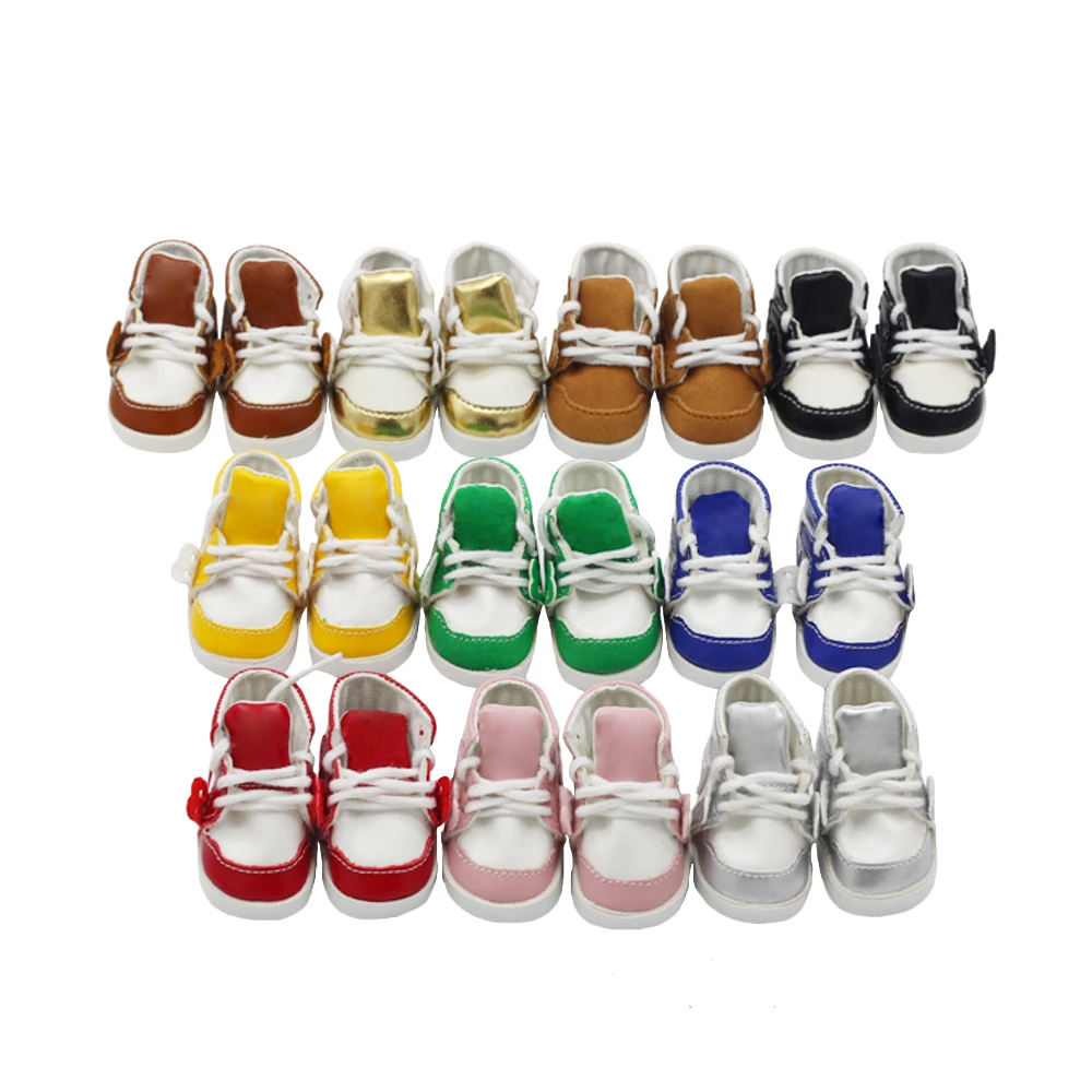 Doll Shoes 5*2.8cm for 14.5 Inch Doll and 20cm Plush EXO Toy Boots Accessories