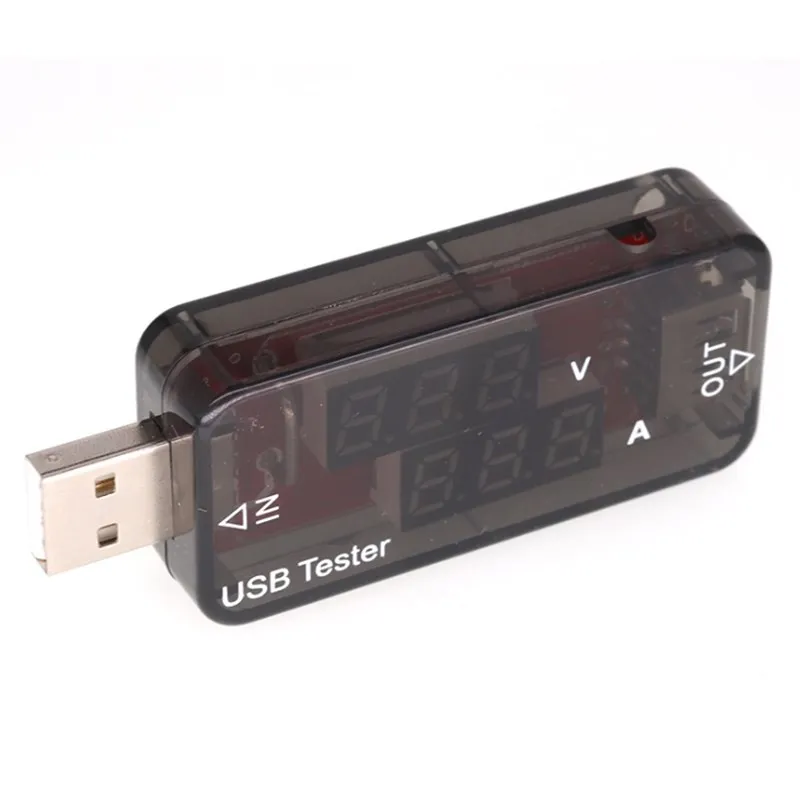 Красный синий двойной дисплей USB тестер 5 в 12 В цифровой вольтметр Амперметр автомобильный измеритель напряжения детектор монитор Банк питания зарядное устройство Доктор