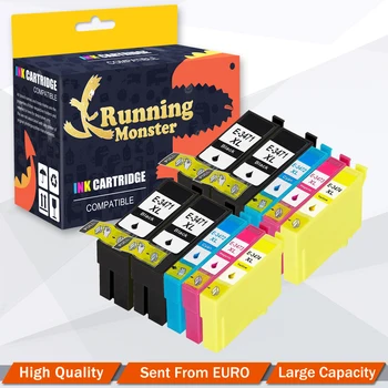 

10pcs Compatible Ink Cartridges for Epson 34XL T3471 T3472 T3473 T3474 Pro WF 3720D 3725 Printer