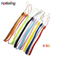 50 шт., ремешок на запястье для IPhone, samsung, камеры, GoPro, USB флеш-накопители, ключи, ID карта, брелок для ключей