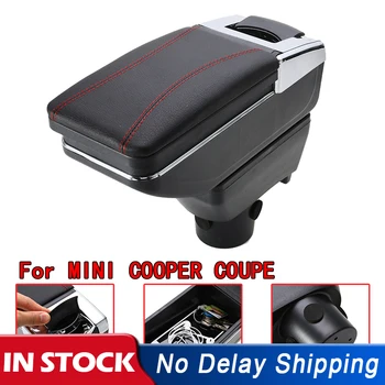 

Armrest Centre Console Storage Box For MINI COOPER COUPE Car Modified Arm Rest Cup Holder Ashtray Auto Accessories Car Styling