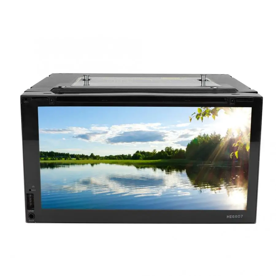 Best radio car 6.95 Inch Large-Screen 1080P Wifi Car Bluetooth GPS DVD Navigator Radio Player for Android 6.0 oto teypleri 5