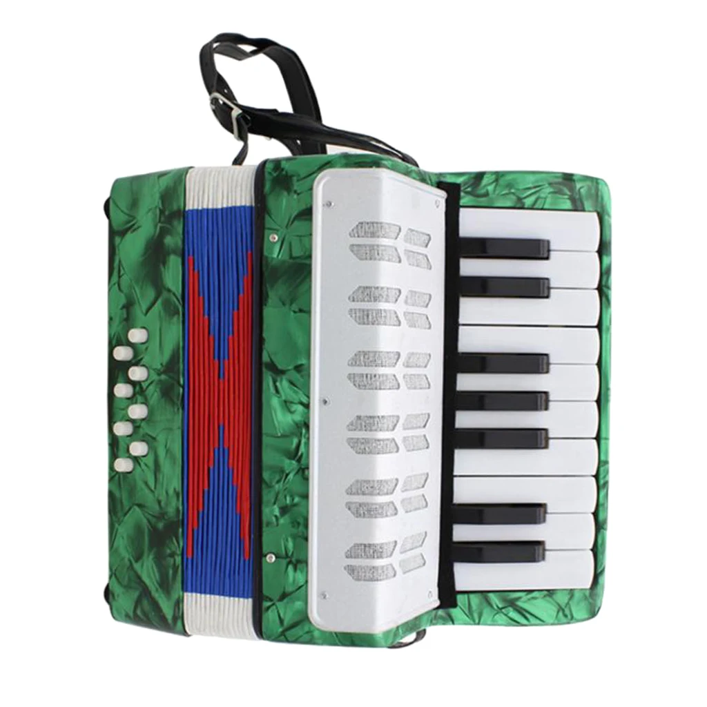 IRIN 17 Key 8 Bass Piano Accordion Musical Instrument for Performance