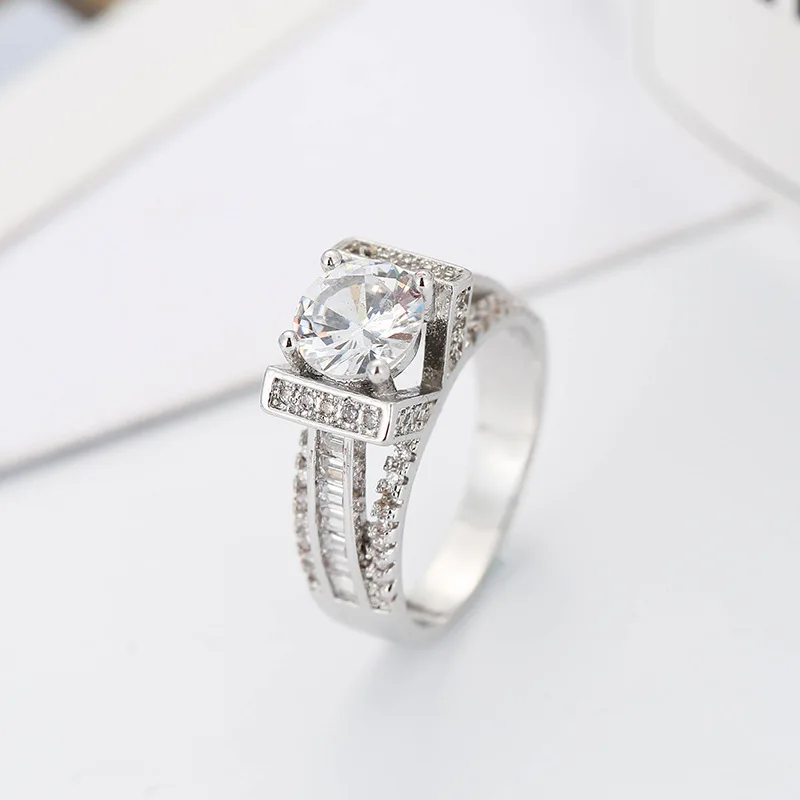 Роскошные геометрические РЕТРО кольца для женщин обручальные Anillos Crystal Bague Femme Anel