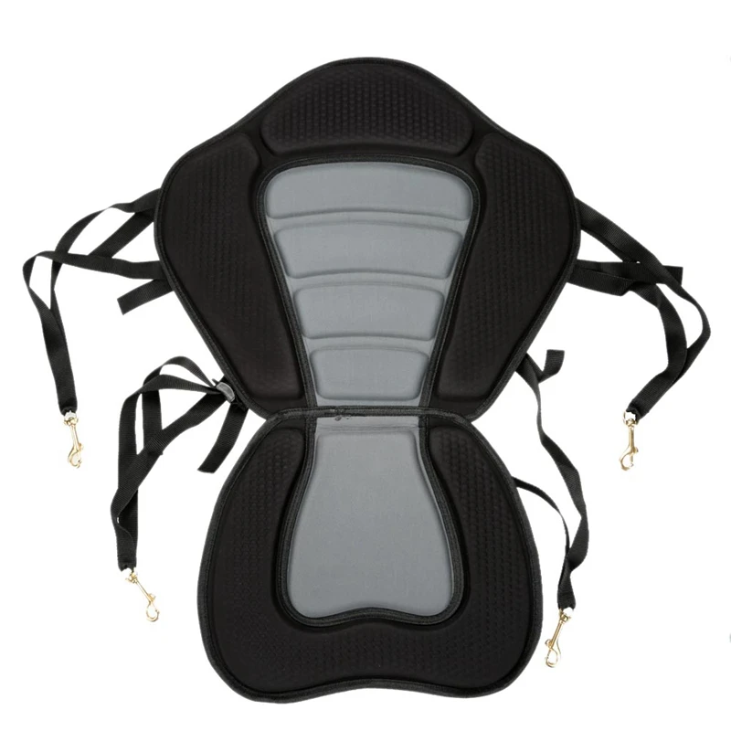 

Kayak Padded Seat Rowing Boat Soft Non-Slip Padded Base Adjustable Backrest With Boat Cushion