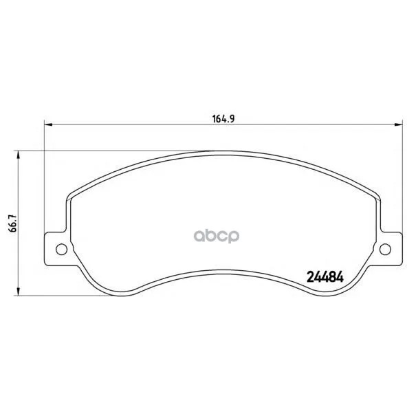 Колодки Тормозные Дисковые Передн Vw Amarok Brembo арт. P85115