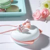 Childs Earphone New Lovely Cute Cartoon Cat Paw 3.5mm In-ear Earphone with Rotate Case with Microphone for IPhone Samsung Xiaomi 1