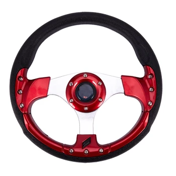 

Imitation Racing Steering Wheel Universal PU Steering Wheel Car Modified Steering Wheel