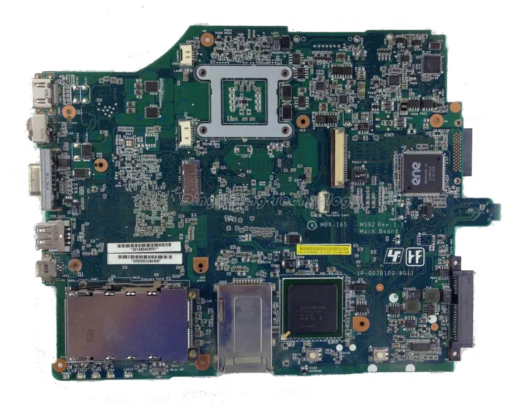 MBX 165 ноутбук материнская плата для Sony MBX-165 MS91 A1369748B 1P-0076500-8010 Для ЦПУ intel-Встроенная видеокарта