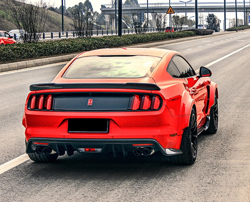 Подходит для Ford Mustang спойлер 2015 2016 2017 2 двери украшение багажника заднего крыла