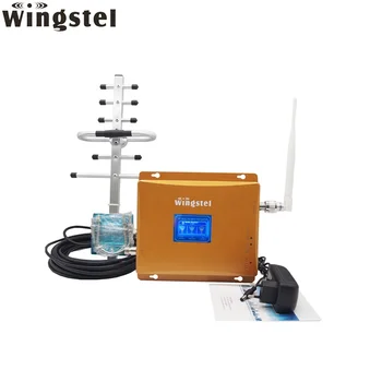 

Tri band 900 1800 2100 GSM/3G 2g/3g/4g mobile signal booster/repeater