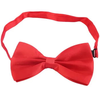 

NEW Fashion Men's Formal Commercial bowties Solid Color Tuxedo Classic Bowtie Wedding Party Satin Bow Tie Necktie
