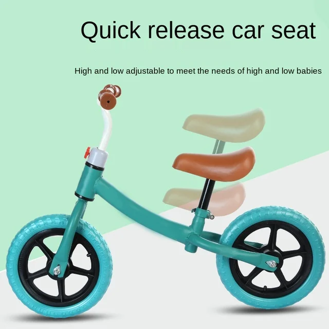 LazyChild Colorful Kids Balance Bike Scooter No Pedals Height Adjustable Bicycle Riding Walking Learning Scooter 2021 New 3