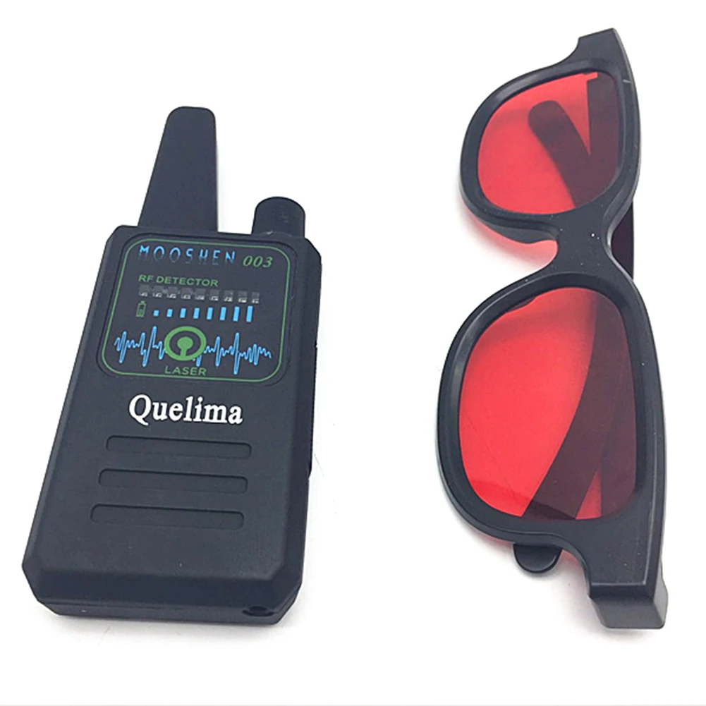 

Quelima M003 Multi-Function Detector Monitoring Signal Detector GSM Audio Bug Finder GPS Signal Lens RF Tracker Detector