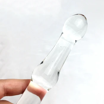 Crystal Glass Dildos Gay Sex Products Butt Plug Vaginal Anal Stimulation Beads Penis for Women Anal Plug Sex Toys 5