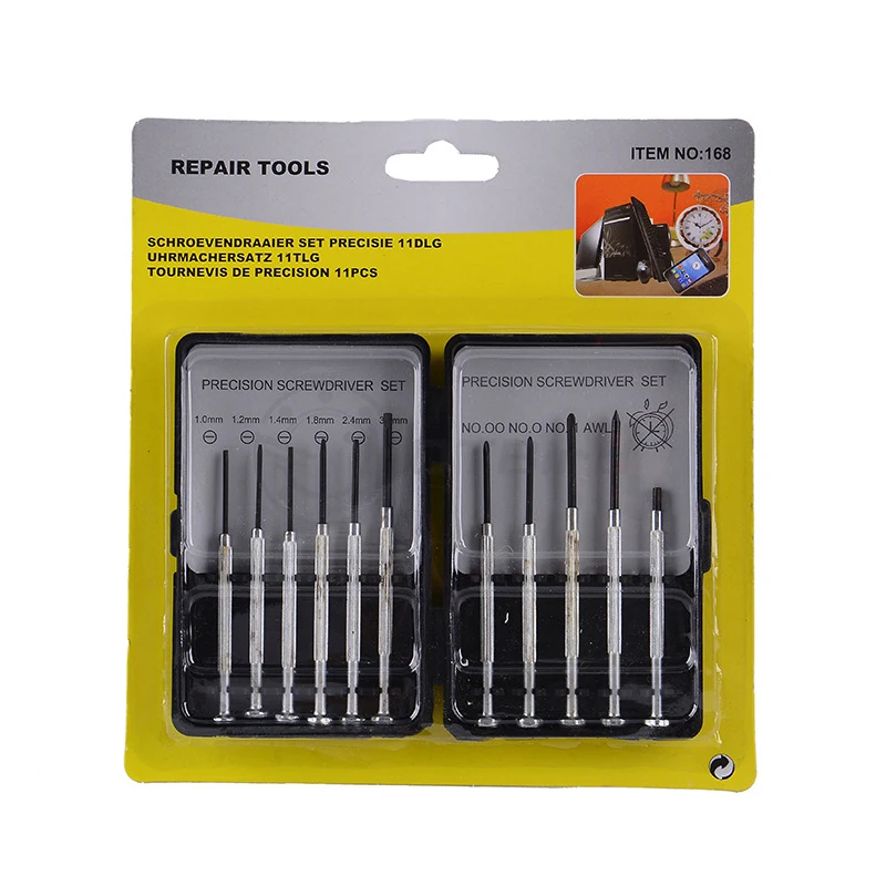 power hand planer Repair kit 11pcs miniature precision clock screwdriver household available screwdriver multifunctional combination Kit small hand plane