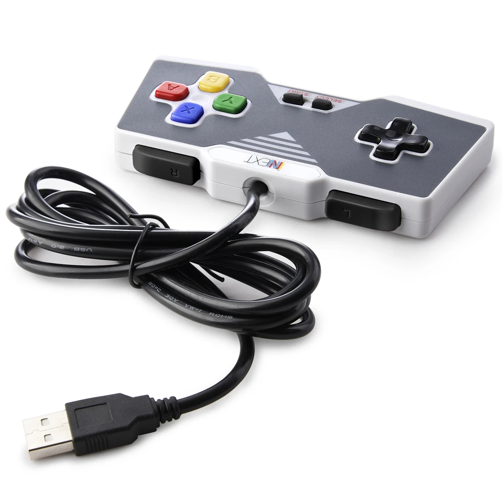 SNES Ретро USB Супер контроллер геймпад джойстик проводной ПК контроллер Джойстик Gamestick Raspberry контроллер Пи для Windows PC/MAC