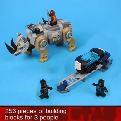 

Compatible with LEGOinglys superhero's game of rhinoceros in the mine