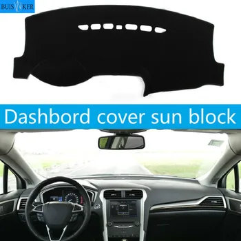 

Anti-UV Dashboard Cover Mat Pad Sun Shade Car Styling Instrument Protective Carpet For Ford Mondeo Fusion 2013- 2018 Accessories