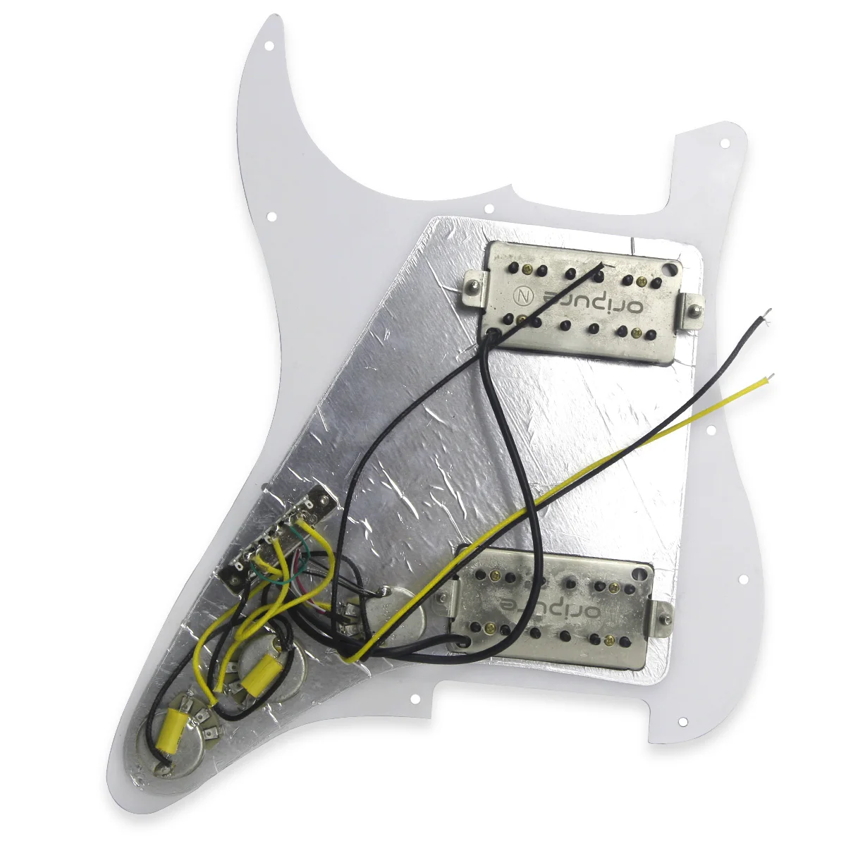 OriPure HH загруженный Pickguard Prewired хамбакер Пикап Alnico 5 набор в сборе белый жемчуг гитары запчасти