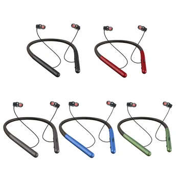 

Wireless magnetic Headphone with Mic support TF/SD Card Bluetooth Earphone Stereo Bass Headset running neckband earphones LN