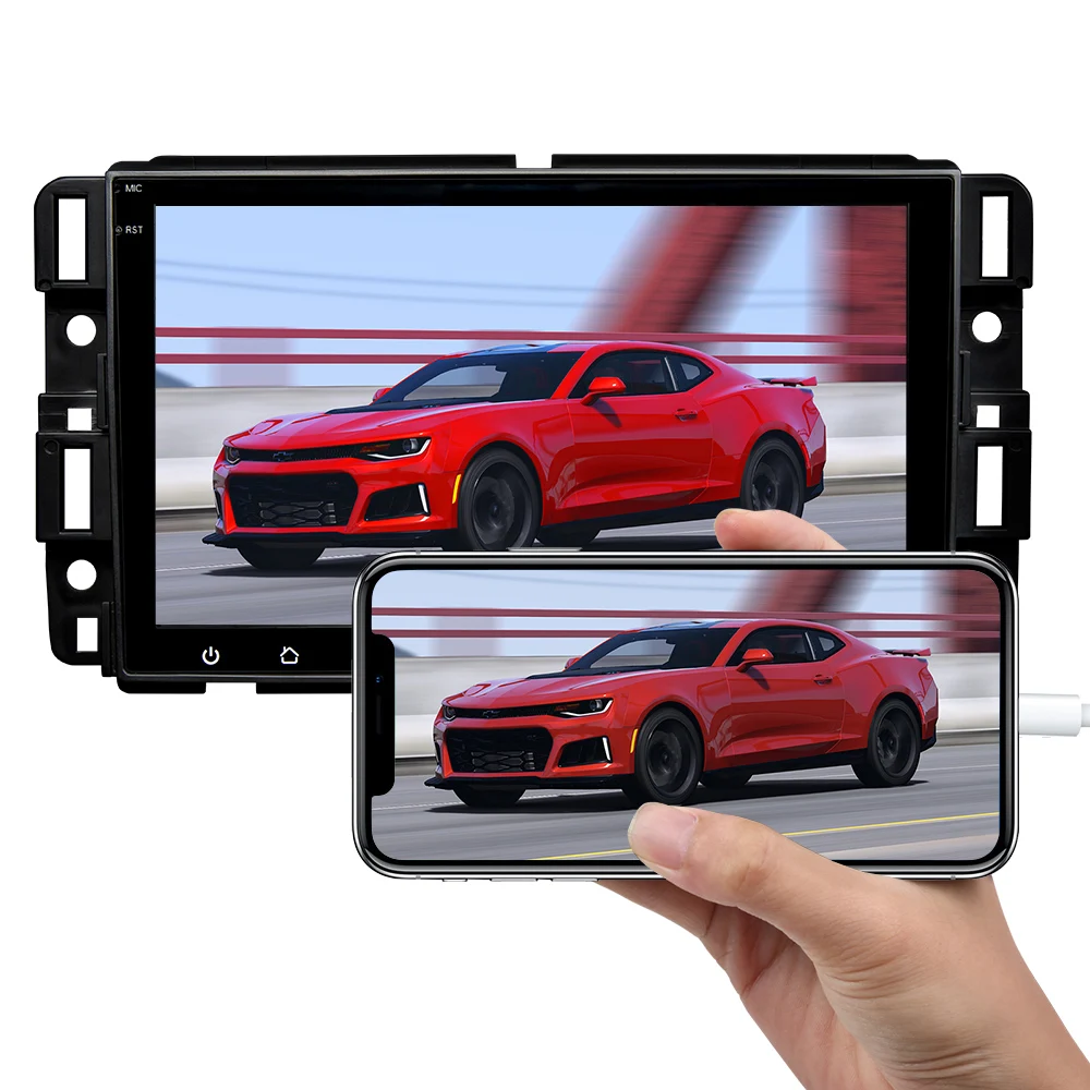" Android 9,0 Pie OS автомобильный мультимедийный навигатор gps радио для Buick Enclave 2008-2012 с CarPlay и Android Авто поддержка