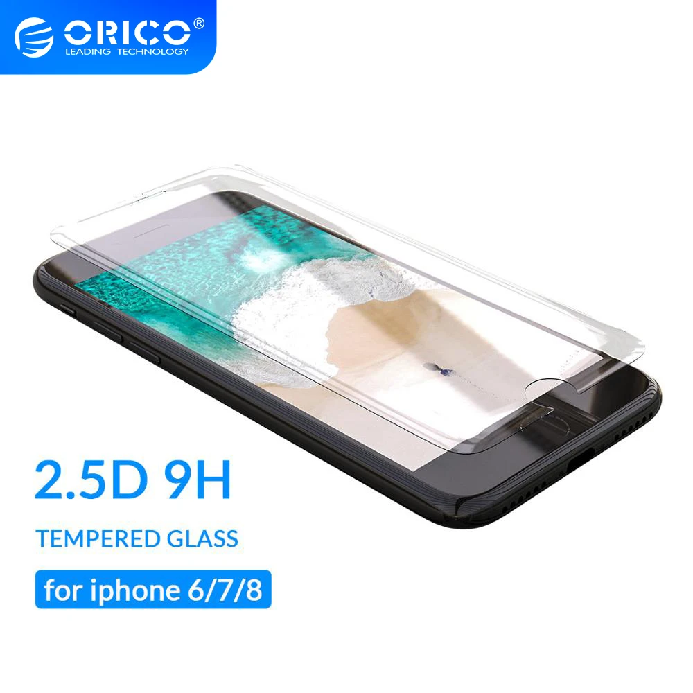 Защитное стекло ORICO закаленное для iphone 6/7/8/9H 2 шт.|Защитные стёкла и плёнки| |