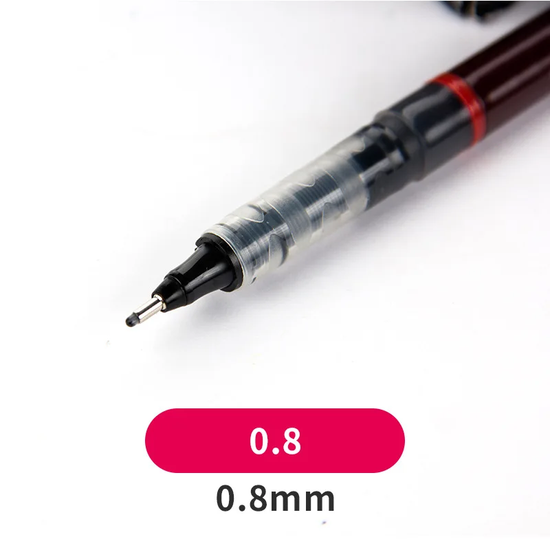 Немецкие тонкие ручки Rotring Pigma Micron 0 1 2 3 4 5 7 8 мм для рисования с гладкими чернилами