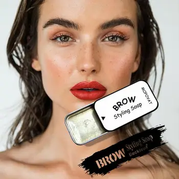 

3D Feathery Brows Setting Gel Cream Waterproof Soap Pomade Lasting Brow Women Kit Eyebrow Tint Gel long Eyebrow Makeup J0Q6