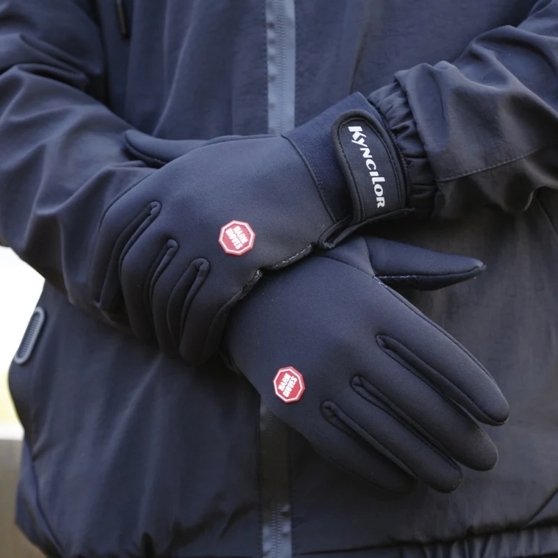 Ветрозащитная мотоциклетная зимняя уличная перчатка противоскользящая Теплая Лыжная велосипедная альпинистская перчатка перчатки для вождения с сенсорным экраном