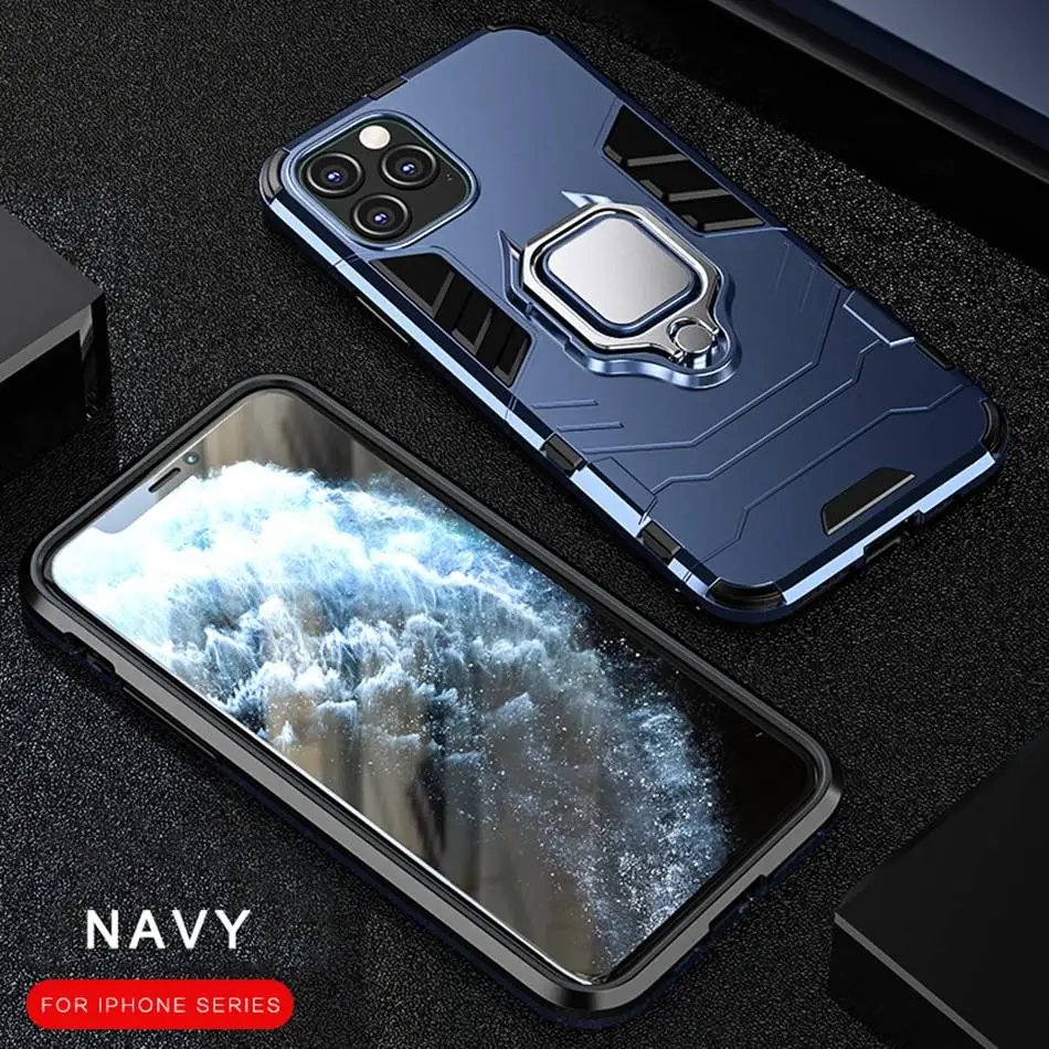 360 чехол для телефона iPhone 11 Pro XS Max силиконовый магнитный автомобильный держатель