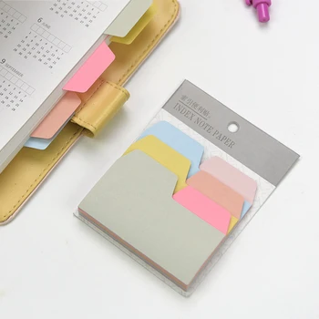 

6 Color Index Note Color Hand Book Paper Bookmark Accessories Stationery Sticky Notes