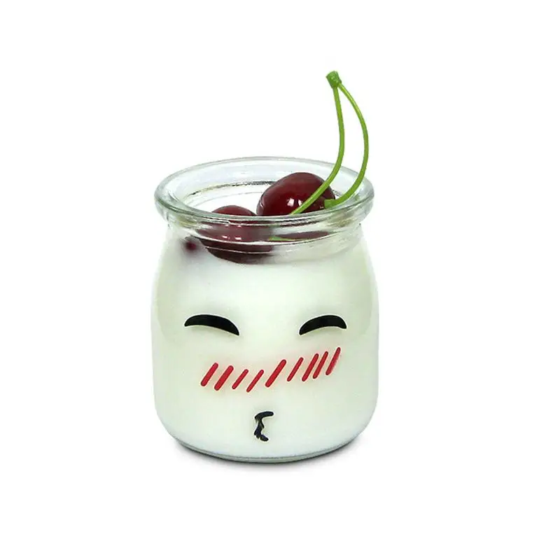 6/12pcs 200ml Pudding Bottle Glass Bread Store Cute Heat-Resistant Yogurt Containers Milk Cup Jelly Jar For Home Shop