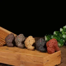 Исин чай игровой чай Pet Play маленькая золотая жаба 6 цветов украшение глиняный Чай Аксессуары для домашних животных