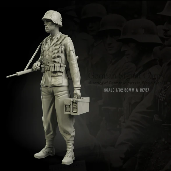 1/35 Смоляные Наборы Европейский солдат смоляный самособранный Фотофон (50