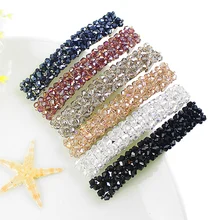 Модные женские Девушки шикарные хрустальные шпильки для волос Головные уборы Стразы заколки невидимки для волос заколка зажим для волос заколка аксессуары для волос