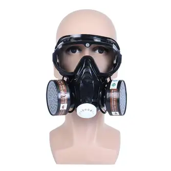 

Head Mounted Protective Mask Face Mask Filtration Breathable Activated Carbon Mask Dustproof Safety Protective Mask for Work
