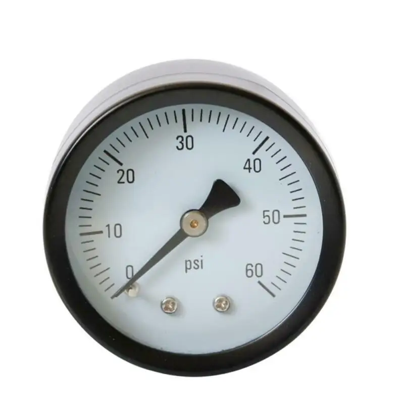 1/4 NPT манометр для воздушного компрессора 0-60psi осевой