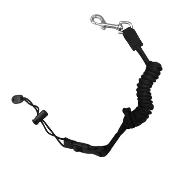 

Elastic Coiled Paddle Leash Canoe Kayak Paddle Leash Safety Rod Leash Boats Raft Surfboard Swivel Stretch Rope New Style