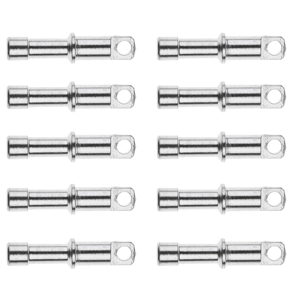 10 Pieces Aluminium Alloy Rod End Plugs Tent Pole Replacement Accessories (End Tips, Suits for 8.5mm Poles)