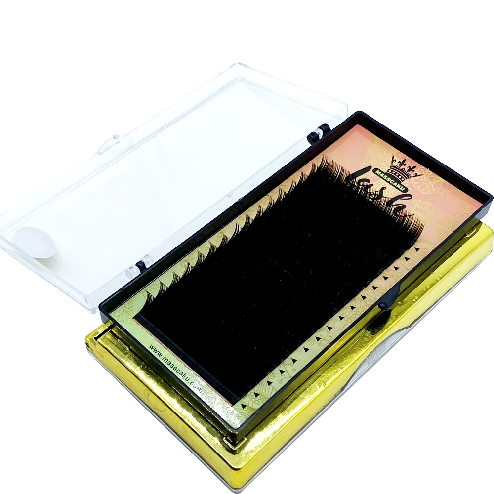 

high-quality faux mink volume eyelash extension false eyelashes weave eyelash soft natural Easily grafting