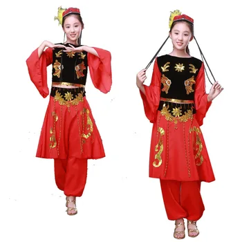 

Songyuexia Xingiang dance costume for children Uygur dance clothes most Hui costumes stage costumes