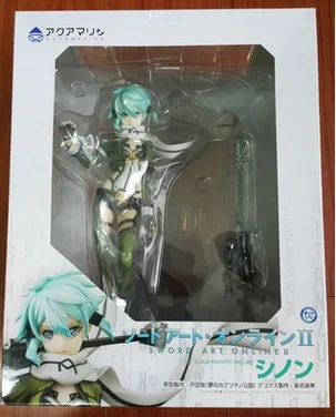 Японское аниме Sword Art Online Joint подвижная Синон Кирито асунаюки ПВХ фигурка игрушки украшения Коллекционная модель игрушки - Цвет: 01box