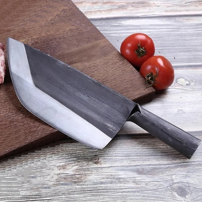Кованый нож ручной работы из нержавеющей стали китайский для мясника резки
