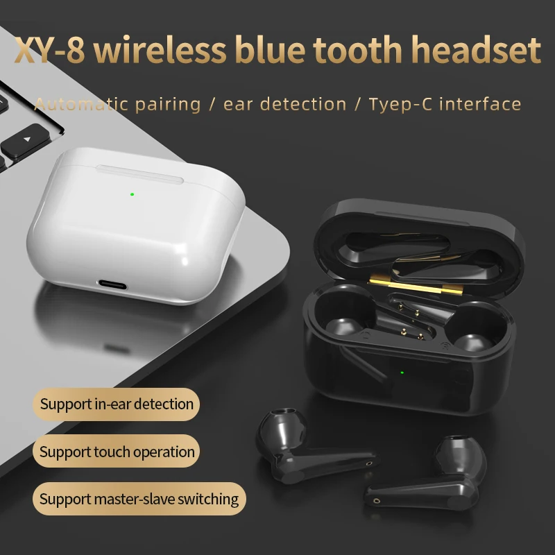 Wireless Bluetooth Earphone Stereo Earbud Headset With Charging Box for iPhone 6 7 8 x Android IOS Systems
