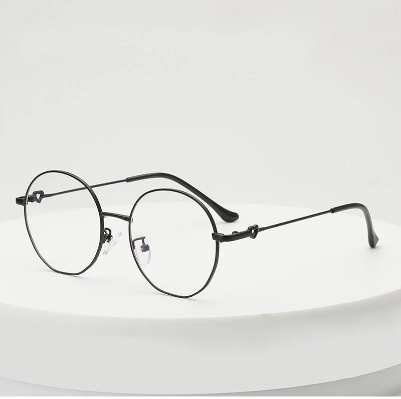 Круглые оправы для очков модные оправы для очков прозрачная оправа прозрачные золотые черные металлические очки для глаз мужские женские очки 1985OLO