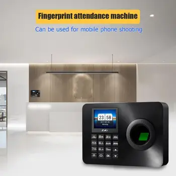 

ZK-TA10 Attendance System Fingerprint 2.4 inch HD Color Screen Password Office Time Employee Recorder U-disk Output 175x125x35mm