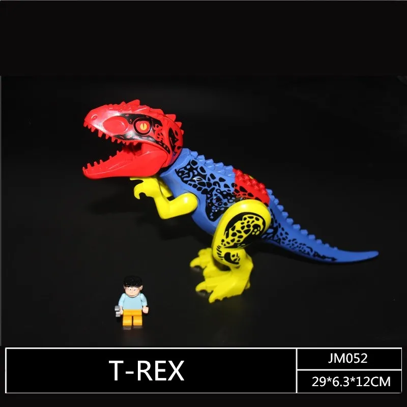 Оптовая продажа 30 шт. динозавр ассиюрского мира T rex Велоцираптор дилофозавры