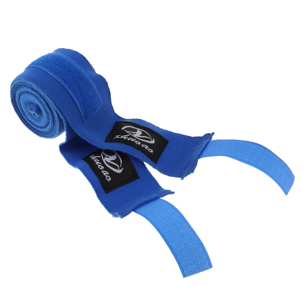 118 inch Hand Wraps Gloves Fist Protect Boxing Muay Thai Bandages Mitts Cover Belt Strap